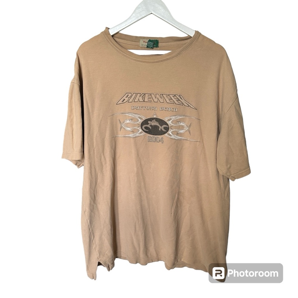 Vintage 2004 WearGuard Bike Week Daytona Beach Tee Mens XL Grunge Moto Boho‎